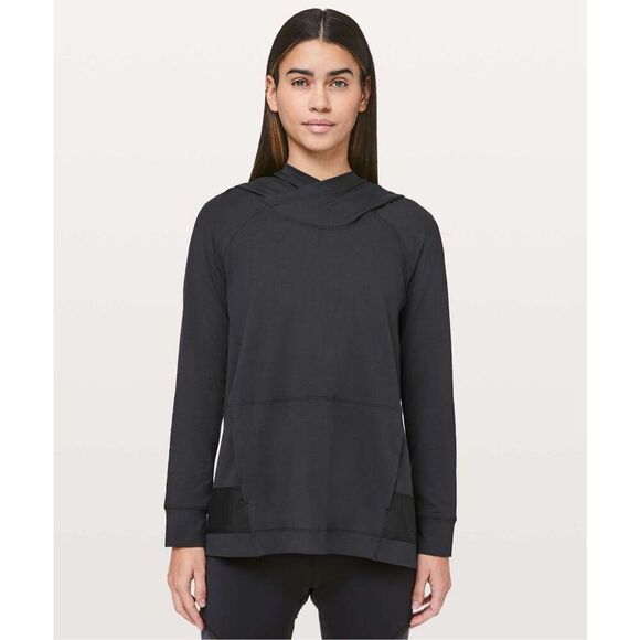 lululemon athletica Tops - Lululemon Starting Place Hoodie Black Size 4